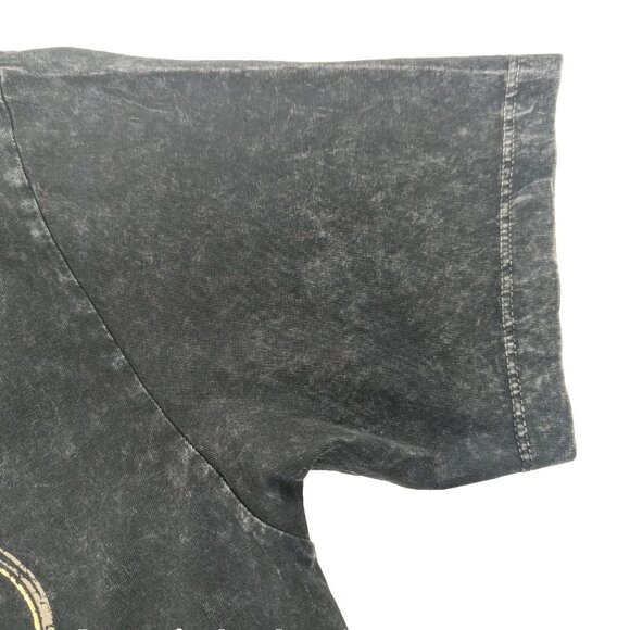 Red Chapter Breath Music Ambigram T-Shirt Black Gold Gray Style 1065BLK Sz Large - Picture 7 of 7